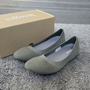 Allbirds Tree Breezer Women's Ballet Flats NEW size 8.5 in Rugged Green